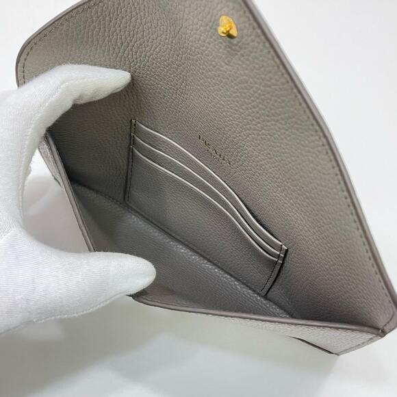 Prada Envelope Bi fold Long Wallet Gray - Picture 7 of 13